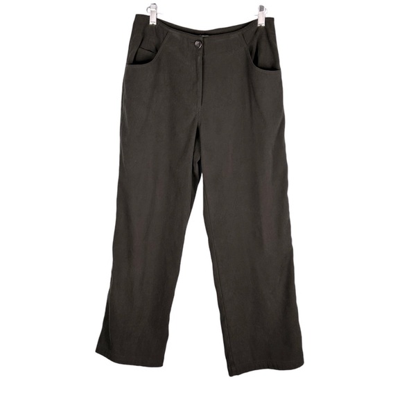 J. Jill Women's Size 6P Black Stretch Pull On Dress Pants With Pockets - Picture 1 of 7